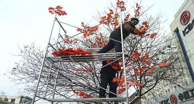 春节临近气氛浓